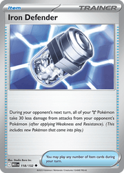 118 Iron Defender - Mega Evolution