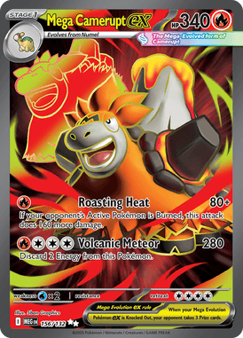 156 Mega Camerupt ex - Mega Evolution