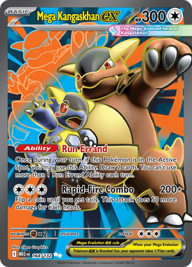 164 Mega Kangaskhan ex - Mega Evolution
