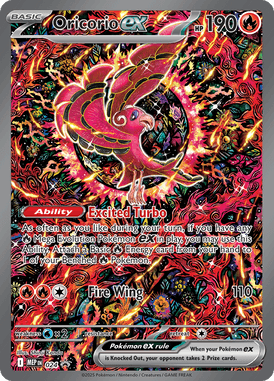 024 Oricorio ex – Mega Evolution Promo Card