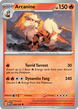 059 Arcanine - 151