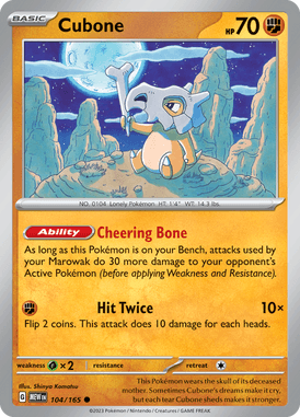 104 Cubone - 151