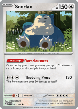 143 Snorlax - 151
