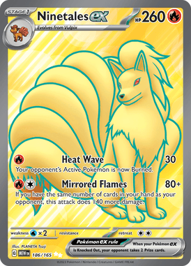 186 Ninetales ex - 151