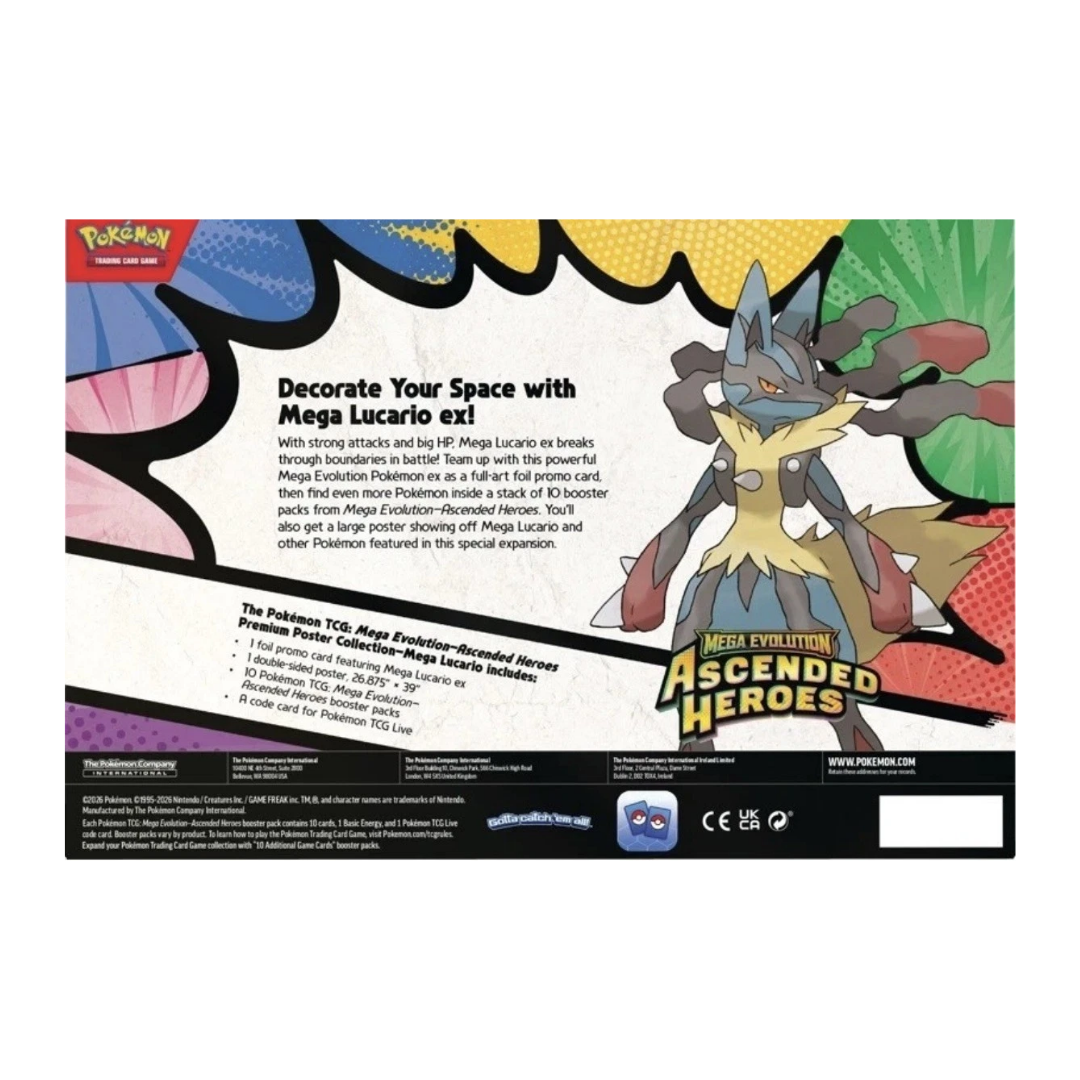 Mega Evolution Ascended Heroes Poster Collection Assortment