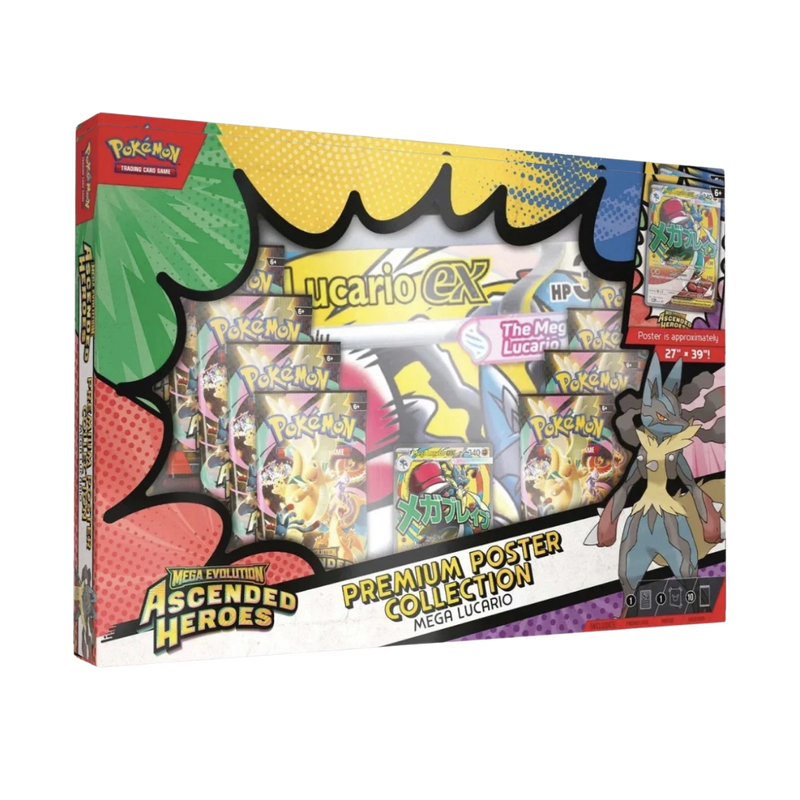 Mega Evolution Ascended Heroes Poster Collection Assortment