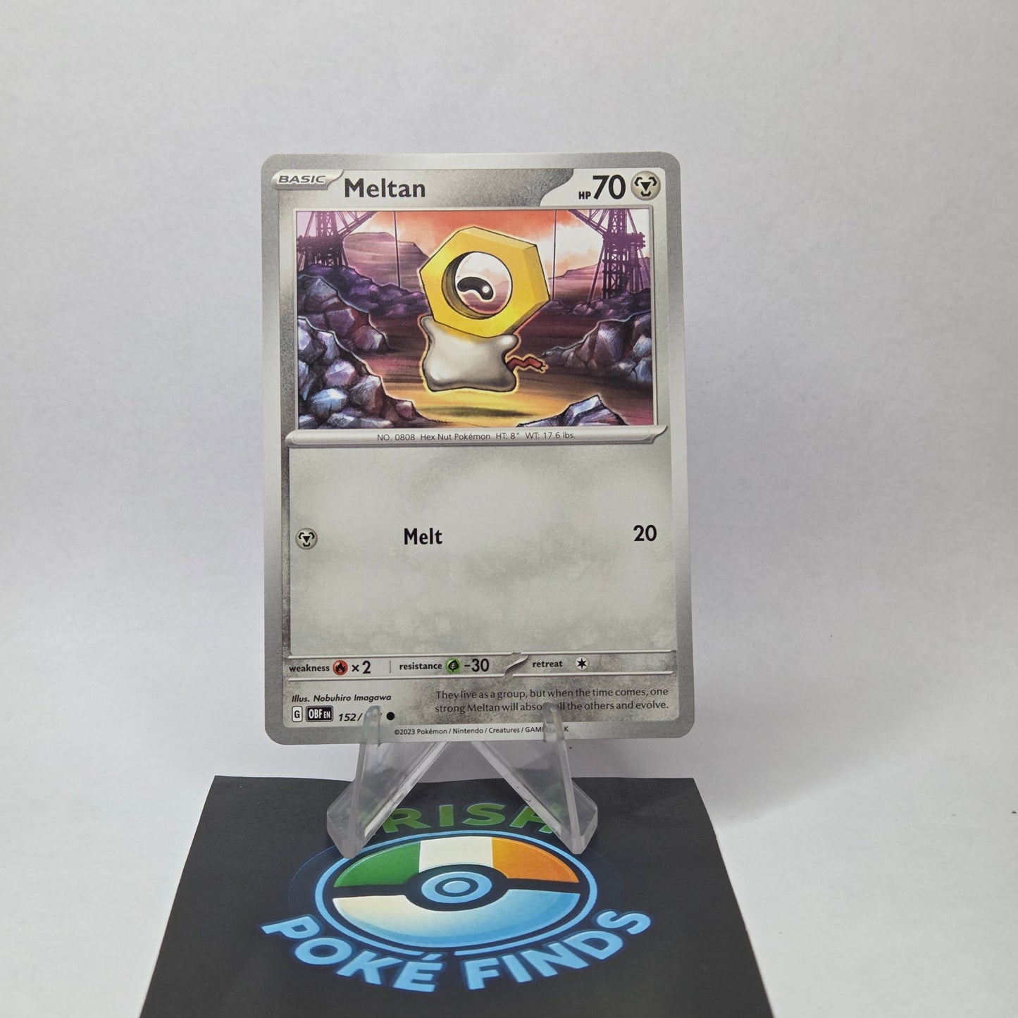 Meltan #152 - Obsidian Flames