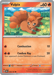 028 Vulpix - Obsidian Flames