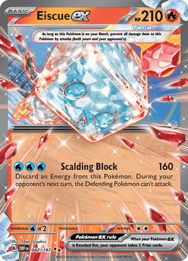 042 Eiscue ex - Obsidian Flames