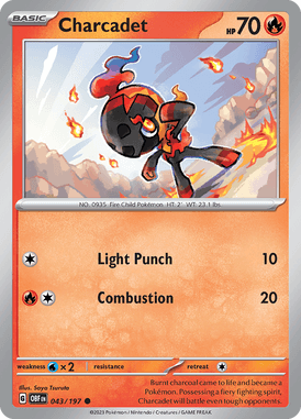 043 Charcadet - Obsidian Flames