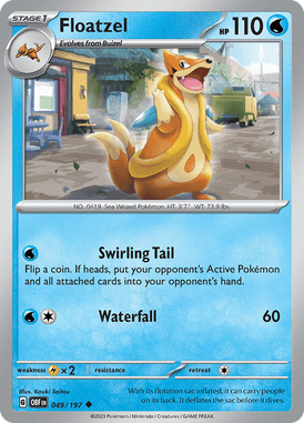 049 Floatzel - Obsidian Flames