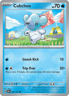 053 Cubchoo - Obsidian Flames