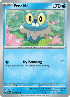 056 Froakie - Obsidian Flames