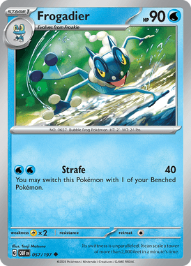 057 Frogadier - Obsidian Flames