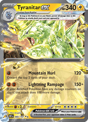 066 Tyranitar ex - Obsidian Flames