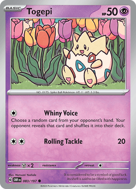 083 Togepi - Obsidian Flames