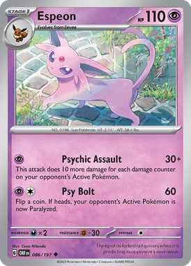 086 Espeon - Obsidian Flames