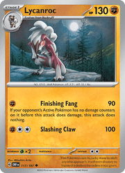 117 Lycanroc - Obsidian Flames