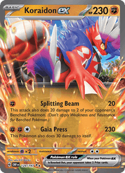 124 Koraidon ex - Obsidian Flames