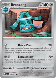145 Bronzong - Obsidian Flames