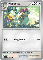 163 Pidgeotto - Obsidian Flames