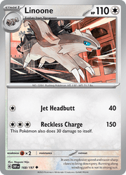 168 Linoone - Obsidian Flames