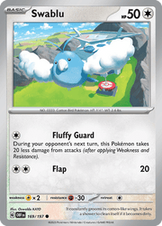 169 Swablu - Obsidian Flames