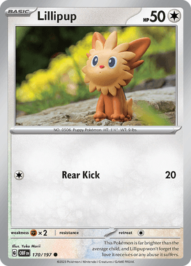 170 Lillipup - Obsidian Flames