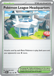 192 Pokémon League Headquarters - Obsidian Flames