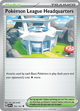 192 Pokémon League Headquarters - Obsidian Flames