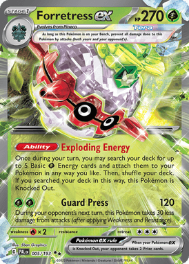 005 Forretress ex - Paldea Evolved
