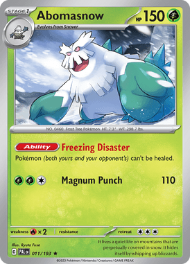 011 Abomasnow - Paldea Evolved