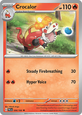 036 Crocalor - Paldea Evolved