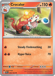 036 Crocalor - Paldea Evolved