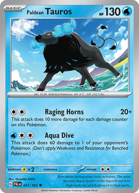 041 Paldean Tauros - Paldea Evolved