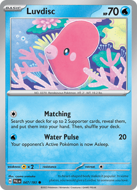 047 Luvdisc - Paldea Evolved