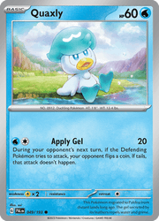 049 Quaxly - Paldea Evolved
