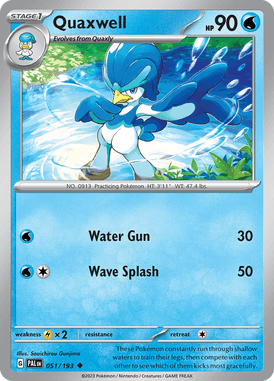 051 Quaxwell - Paldea Evolved