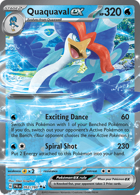 052 Quaquaval ex - Paldea Evolved