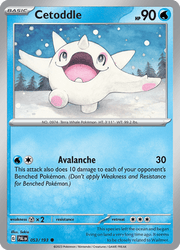 053 Cetoddle - Paldea Evolved