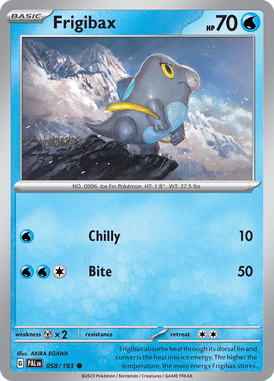 058 Frigibax - Paldea Evolved