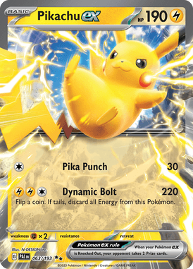 063 Pikachu ex - Paldea Evolved