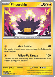 073 Pincurchin - Paldea Evolved