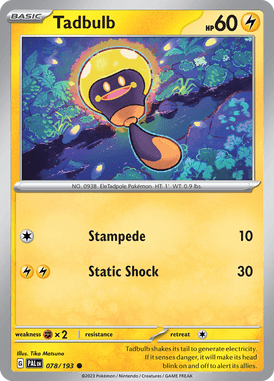 078 Tadbulb - Paldea Evolved