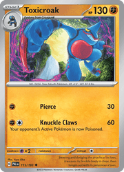 115 Toxicroak - Paldea Evolved