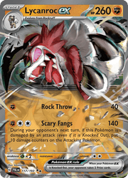 117 Lycanroc ex - Paldea Evolved