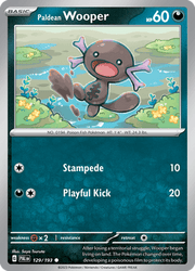 129 Paldean Wooper - Paldea Evolved