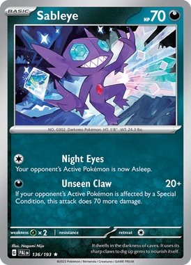 136 Sableye - Paldea Evolved