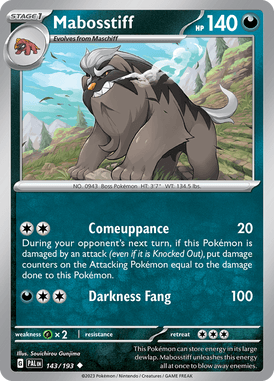 143 Mabosstif f - Paldea Evolved