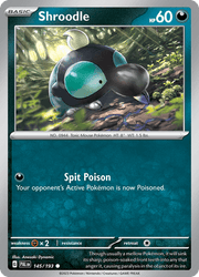 145 Shroodle - Paldea Evolved